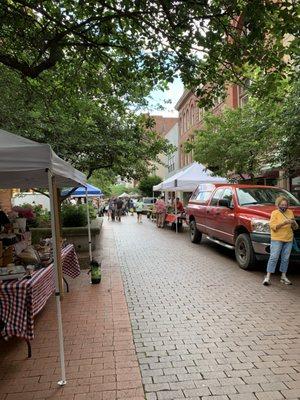 Farmers Market runs every Thursday, April -October