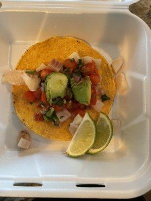 Ceviche Tostada