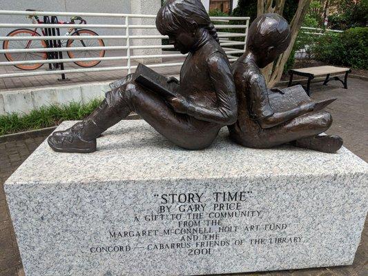 Story Time statue