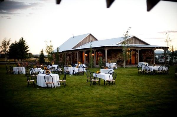 Wedding Outdoor Reception.