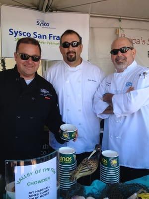 Team Sysco - winner of best creative chowder for 2012