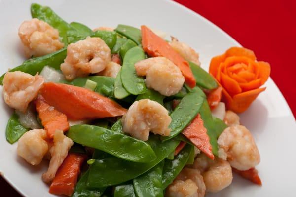 Shrimp with Snow Peas