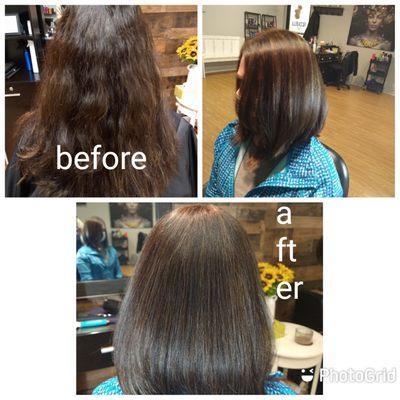 Color cut and natural highlights