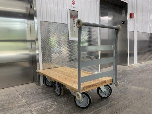 Free rolling carts to use for your move-in!