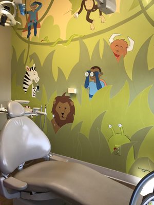 Kid friendly treatment room