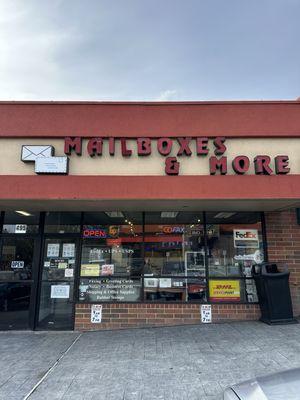 The store front and their broken door. I did not let it hit me on the way out. Customer service with compassion matters.