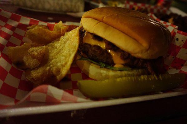 Asada Burger. A+++++ Home made chips were good as well.