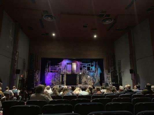 getting ready for a performance of the musical Jekyll & Hyde.