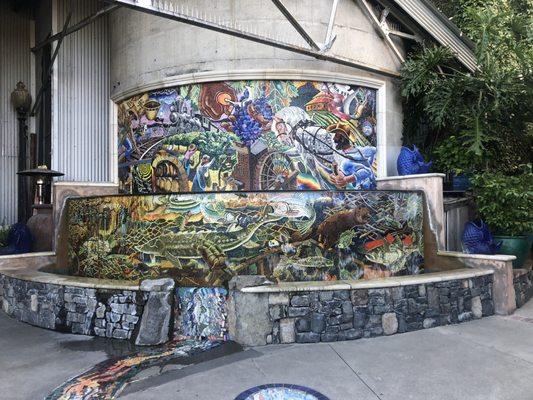 Mosaic waterfall Art