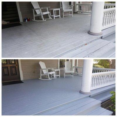 What a little paint can do... Here is a before and after