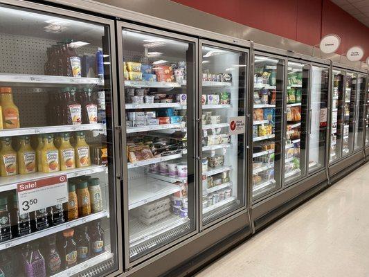 This is the extent of their fresh food. Everything else is shelf stable.