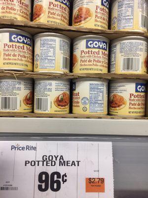 What is potted meat?  Glad I didn't buy one!