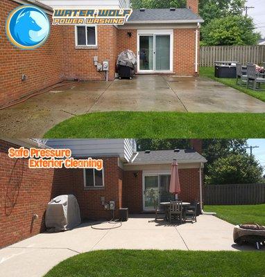 Water Wolf Power Washing: Safe Pressure Exterior Cleaning.