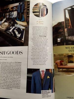 Look for the write up on NELSON WADE in Modern Luxury-Scottsdale!