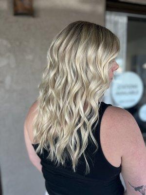 Full blonde highlights