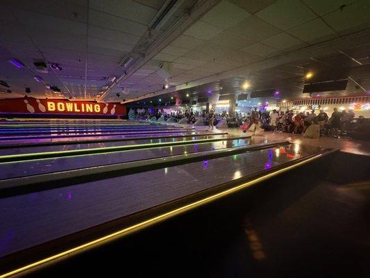 Cosmic bowling