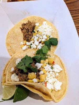 Pork Carnitas tacos