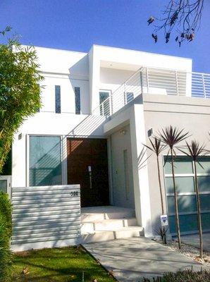 Modern White House Remodel in Sherman Oaks.