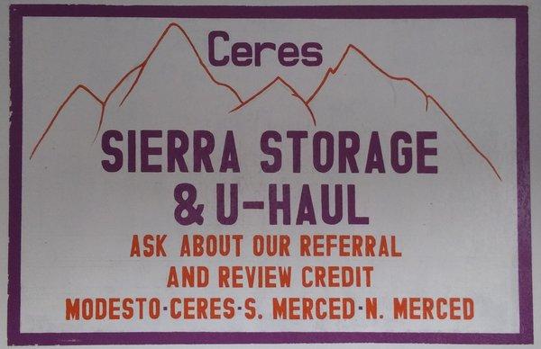 Sierra Storage and U-Haul  Come store with us