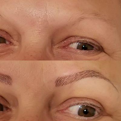 From no brows to WOW brows!