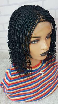 Full lace feathers box braids