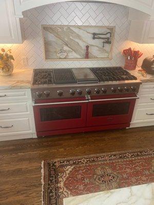 My Reduction Red 60" Viking Range