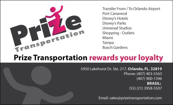 Prize Transportation rewards your loyalty