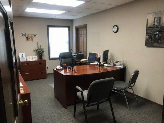 Come visit in our quiet and confidential office - Suite 104