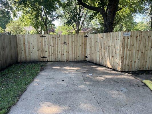 Corner Post Fence