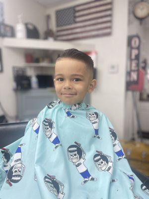 Kid's cut! Happy LiL guy