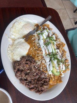 Chilaquiles plate!