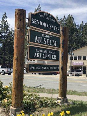 Tuesday, May 7, 2019: sign at Lake Tahoe Ave.