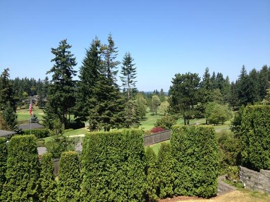 My open house today is on the course facing west