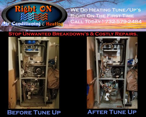 My Super-Heating-Tune-Up includes a painstaking and thorough examination of more than 50 potential problem areas in your furnace.