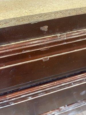 Damaged countertops