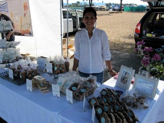 Ginger Parkin stall at the OC Great Park Farmer's Market