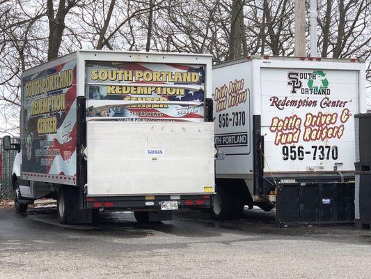 South Portland Redemption Center trucks