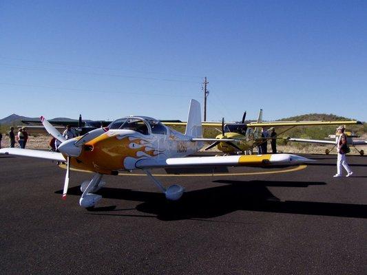 The 2nd Saturday in October you'll find a variety of aircraft and automobiles for the annual Wickenburg Fly-In & Classic Car Show.