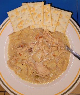 Creamy Chicken Noodles Soup