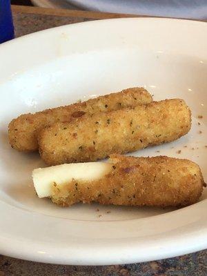 Kerby's Mozzarella Stick's Made Fresh, come dine and wait an excuse amount of time for mediocre food