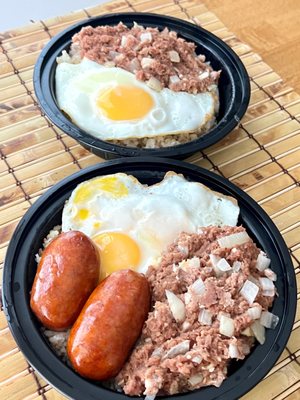 Happy Sunday Funday to you! Let's dig in to comforting corn beef, fried egg, and Filipino Longanisa over garlic fried rice @ SaySoSweets