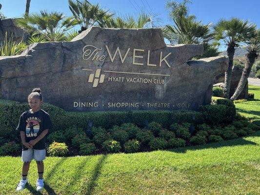 Welk welcome sign