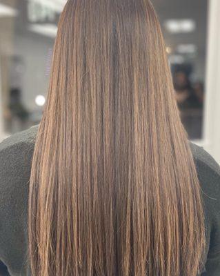 Balayage highlights by Kennedy @kennedypaigehair 702-561-4561