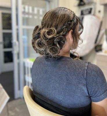 Special occasion updo