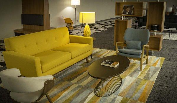 60's Styled Living Space