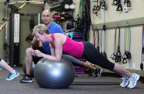 Stability Ball Plank