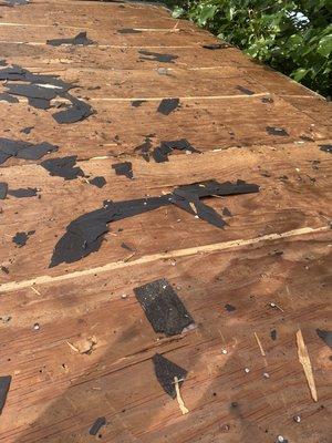 Underlayment removal