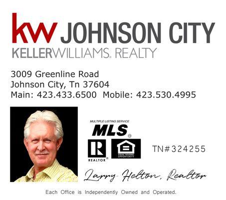 Larry Helton, Keller Williams Realty