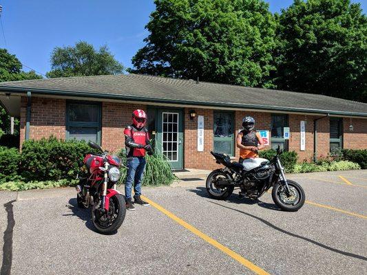 All summer long .. ride your bike up here to the shoppe and get a $10 haircut ..watch the Facebook page for other specials!