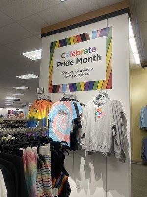 Pride stuff in stores